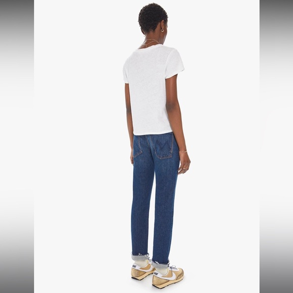 MOTHER The Scapper Cuff Ankle Fray in color “Let’s Wine About It” Size 25 - Picture 3 of 7